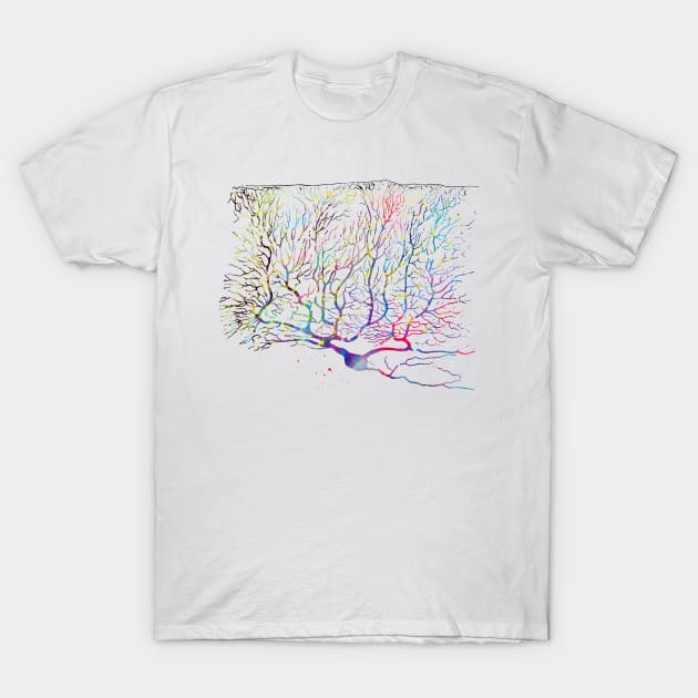 Purkinje Neuron T-Shirt by erzebeth